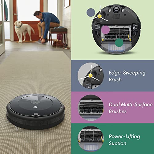 iRobot Roomba 692 Robot Vacuum - Wi-Fi Connected, Personalized Cleaning Recommendations, Works with Alexa, Good for Pet Hair, Carpets, Hard Floors, Self-Charging