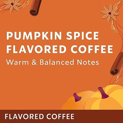 Starbucks K-Cup Coffee Pods, Pumpkin Spice Naturally Flavored Coffee for Keurig Brewers, 100% Arabica, Limited Edition, 1 Box (32 Pods)