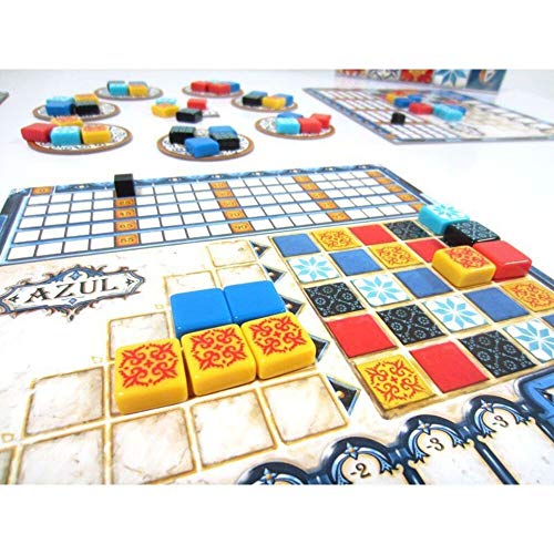 Azul Board Game - Strategic Tile-Placement Game for Family Fun, Great Game for Kids and Adults, Ages 8+, 2-4 Players, 30-45 Minute Playtime, Made by Next Move Games