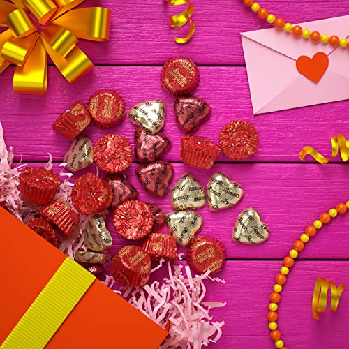 REESE'S Miniatures and Hearts Milk Chocolate Peanut Butter, Valentine's Day Candy, 23.75 Oz Variety Bag