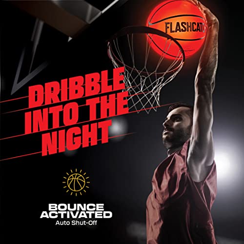 Light Up Basketball - Glow in the Dark Ball - Sports Gear Accessories Gifts for Boys 8-15+ Year Old - Kids, Teens Gift Ideas - Cool Teen Boy Toys Ages 8 9 10 11 12 13 14 15 Age Outdoor Teenage Things