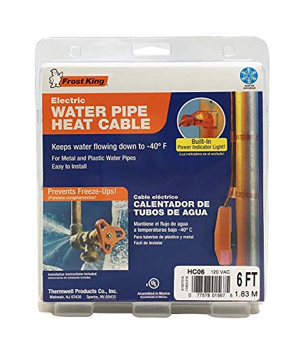 Frost King HC30A Automatic Electric Heat Kit Heating Cables, 30 - Feet, Black