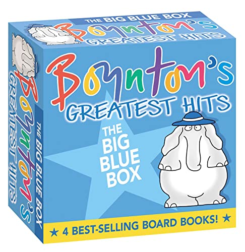 Boynton's Greatest Hits The Big Blue Box (Boxed Set): Moo, Baa, La La La!; A to Z; Doggies; Blue Hat, Green Hat