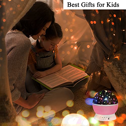 Toys for 1-10 Year Old Girls,Star Projector for Kids 2-9 Year Old Girl Gifts Toys for 3-8 Year Old Girls Christmas Gifts for 4-7 Year Old Boys Sensory Baby Toys Birthday Gifts Stocking Stuffers