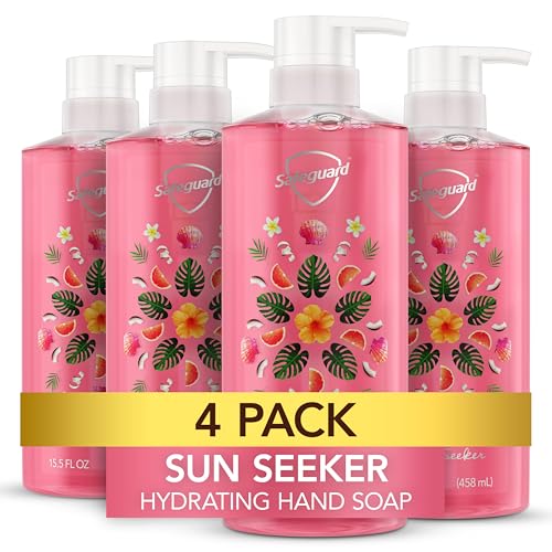 Safeguard Hand Wash Sun Seeker, 15.5 oz (Pack of 4)