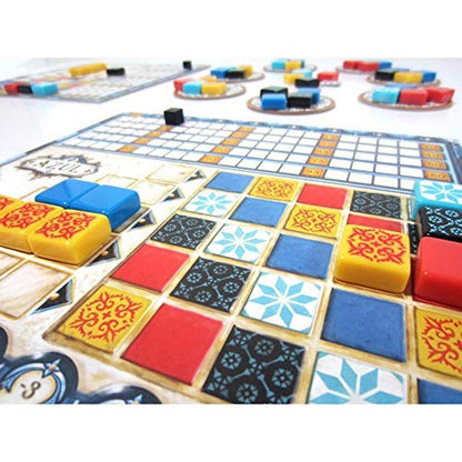 Azul Board Game - Strategic Tile-Placement Game for Family Fun, Great Game for Kids and Adults, Ages 8+, 2-4 Players, 30-45 Minute Playtime, Made by Next Move Games