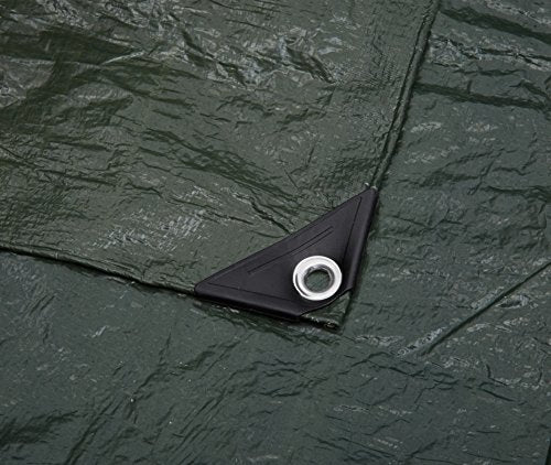 Amazon Basics Waterproof Camping Tarp, 7.5 x 9.5', Dark Green