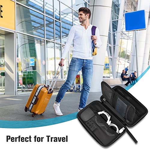 ProCase Hard Travel Tech Organizer Case Bag for Electronics Accessories Charger Cord Portable External Hard Drive USB Cables Power Bank SD Memory Cards Earphone Flash Drive