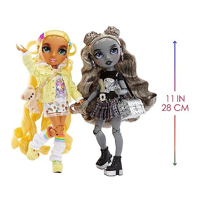 Rainbow High Shadow High Special Edition Madison Twins- 2-Pack Fashion Doll. Yellow & Grey Mix and Match Designer Outfits with Accessories, Great Gift for Kids 4-12 Years Old & Collectors