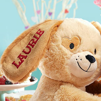 Let's Make Memories Personalized Hugging Plush Puppies - Couples Stuffed Animal