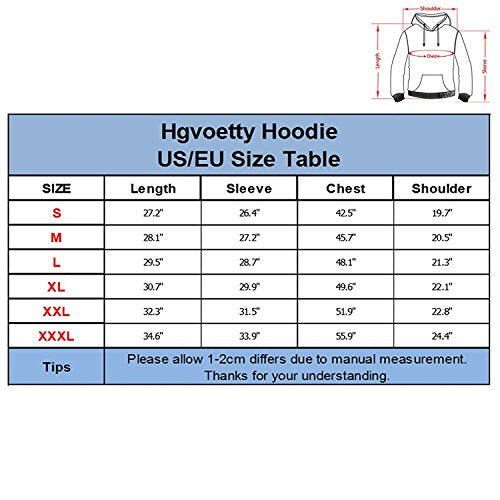 Hgvoetty Graphic Hoodies Fashion Hoodies Men Colorful Sweatshirts 3D Printed Cool Hoodies Novelty Sport Hooded Outwear Women Long Sleeve Sweater Small