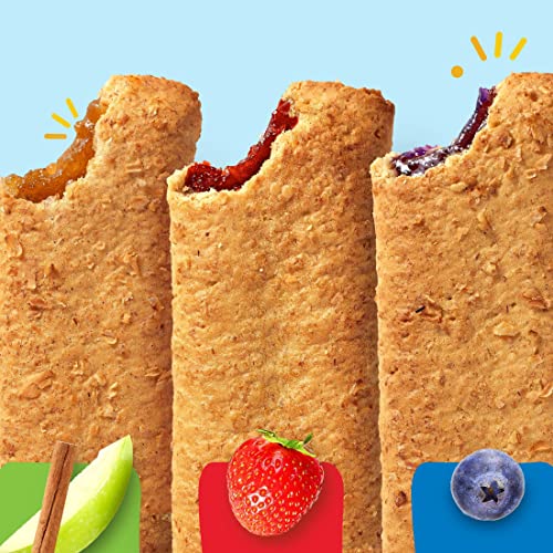 Nutri-Grain Soft Baked Breakfast Bars, Made with Whole Grains, Kids Snacks, Variety Pack (4 Boxes, 32 Bars)