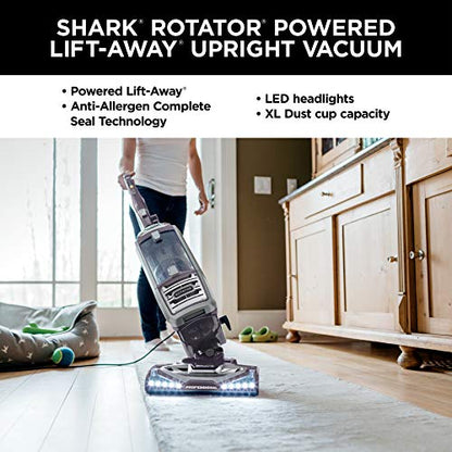 Shark Rotator Powered Lift-Away Upright Vacuum with Crevice Tool and Pet Multi-Tool with a Rose Gunmetal Finish