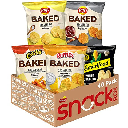 Frito-Lay Baked & Popped Mix Variety Pack, 40 Pack