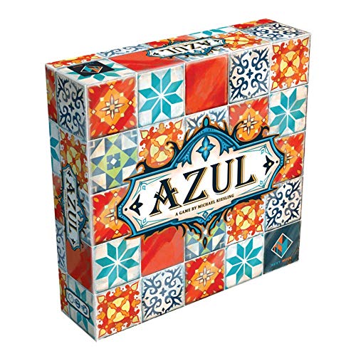 Azul Board Game - Strategic Tile-Placement Game for Family Fun, Great Game for Kids and Adults, Ages 8+, 2-4 Players, 30-45 Minute Playtime, Made by Next Move Games