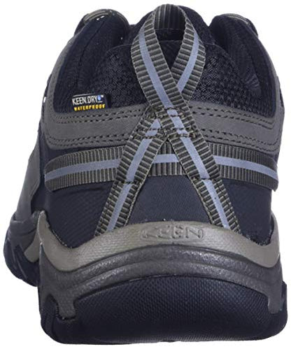 KEEN Men's Targhee 3 Low Height Waterproof Hiking Shoes, Bungee Cord/Black, 11