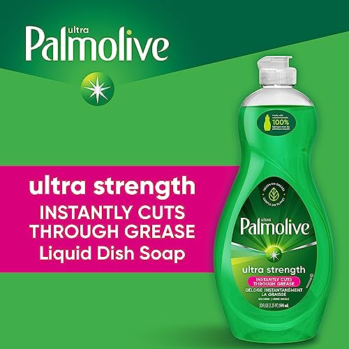 Palmolive Ultra Strength Liquid Dish Soap, Original Green, 20 Fluid Ounce