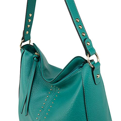 Montana West Hobo Bag for Women Designer Purses and Handbags Ladies Chic Tote Shoulder Bags,MWC-128-TQ