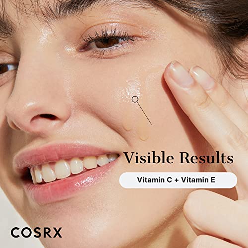 COSRX Pure Vitamin C Serum with Vitamin E & Hyaluronic Acid, Brightening & Hydrating Facial Serum for Fine Lines, Uneven Skin Tone & Dull Skin, 0.67fl.oz/20ml, Korean Skincare (Vitamin C 23% Serum)