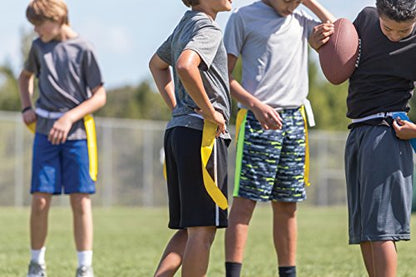 SKLZ Flag Football 10-Player Deluxe Set with Flags, Belts, and Cones, Multi, One Size