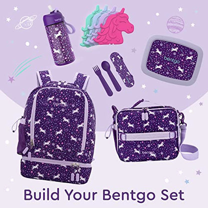 Bentgo® Kids 2-in-1 Backpack & Insulated Lunch Bag (Unicorn)