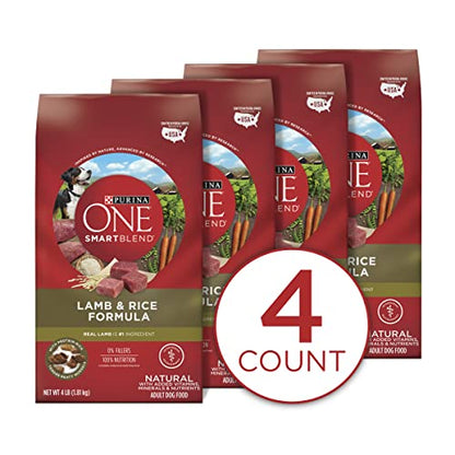 Purina ONE Dry Dog Food Lamb and Rice Formula - 31.1 lb. Bag