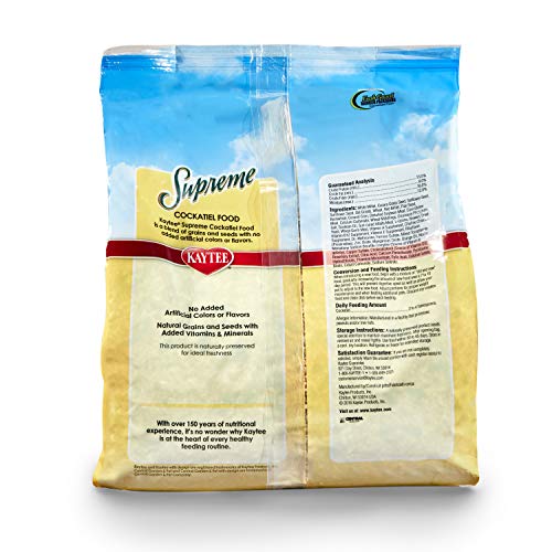 Kaytee Supreme Cockatiel Food 5 lb