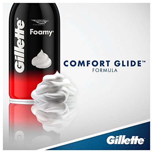 Gillette Foamy Regular Shaving Cream, 11 Ounce (Pack of 12)