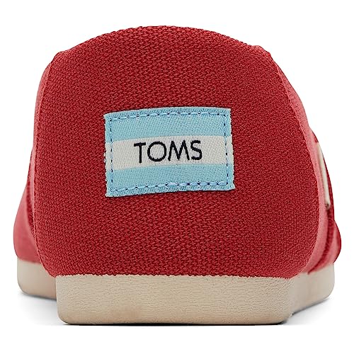 TOMS Women's, Alpargata Recycled Slip-On Red