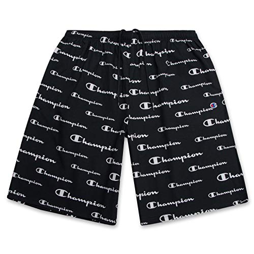 Champion Big and Tall Shorts for Men –Gym Shorts, Athletic Shorts Black White