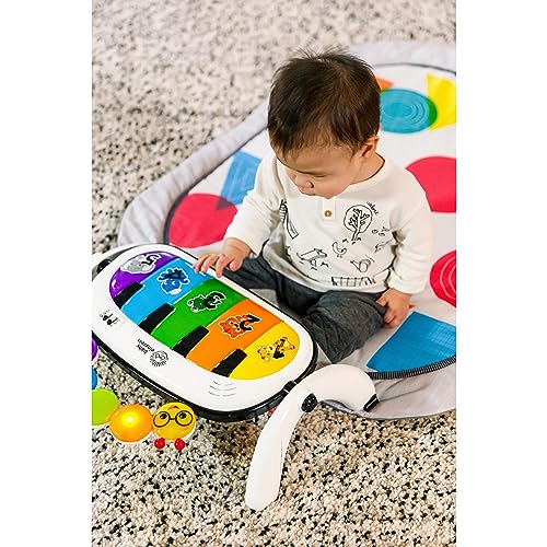 Baby Einstein 4-in-1 Kickin' Tunes Music and Language Play Gym and Piano Tummy Time Activity Mat