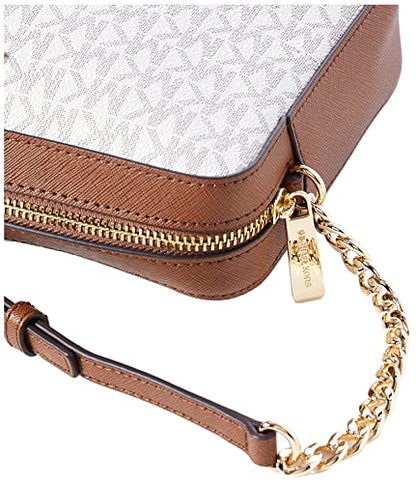 Michael Kors Women's Jet Set Item Lg Crossbody, Vanilla 2019, One Size