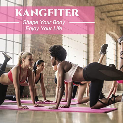 KANGFITER Fabric Resistance Bands for Working Out, 3 Level Non-Slip Booty Bands for Women and Men, Loop Exercise Bands Set for Leg and Glutes, Hip Elastic Bands for Home and Gym Fitness, Yoga, Pilates