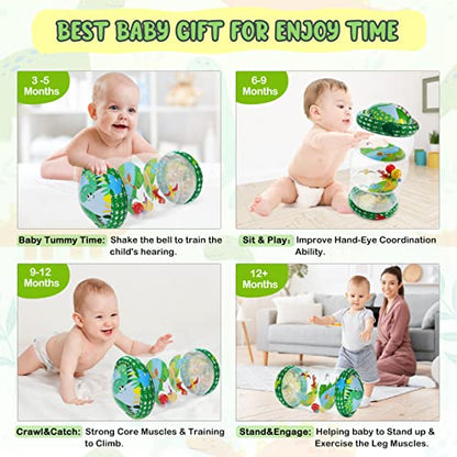 ZMLM Baby Beginner Crawling Toys: Infants Crawl Climbing Ball Best Educational Games Roller for 3-12 Months 1 2 3 Years Old Toddler Gifts for Christmas|Birthdays|Tummy Time|Outdoor|Indoor Activities