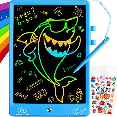 ZMLM Gifts for 3-12 Years Old Boys - 10 Inch LCD Writing Doodle Tablet Reusable Drawing Board for Kid Girl Toddler Teen Age 3 4 5 6 7 8 9 Preschool Activity Toy Christmas Game