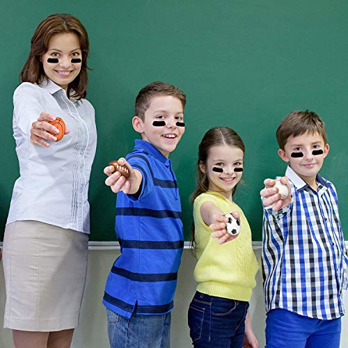 40 Pairs Breathable Cross Eye Black Stickers - Sports Face Eyeblack For Football, Baseball, Softball, Themed Parties