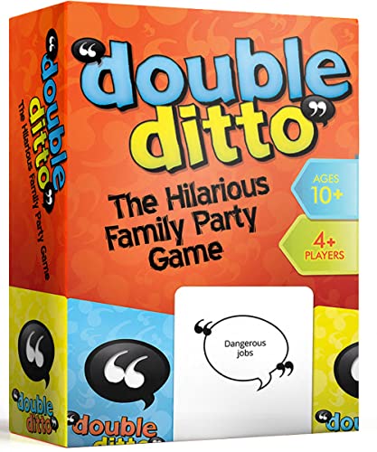 Inspiration Play Double Ditto - an Award-Winning Family Game - Hilarious Family Games - Games for Kids Ages 8-12, Teens, & Adults - Family Games for Game Night - Family Games for Kids and Adults