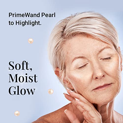 Prime Prometics PrimeWand Pearl – Stunning & Natural Pro-Age Makeup Highlighter Stick for Mature Women – Infused with Pearl Extract (Pearl)