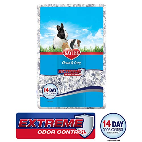 Kaytee Extreme Odor Control Bedding For Pet Guinea Pigs, Rabbits, Hamsters, Gerbils, and Chinchillas, 40 Liter