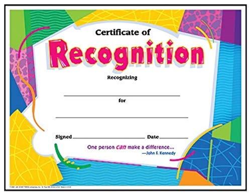 Colorful Award Certificates for Students and Professionals: Certificate of Award, Certificate of Recognition, Congratulations Certificate | Set of 3, Each Contains 30 Per Pack, 8.5 Inch x 11 Inch