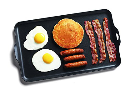 Coghlan's Two Burner Non-Stick Camp Griddle, 16.5 x 10-Inches Black