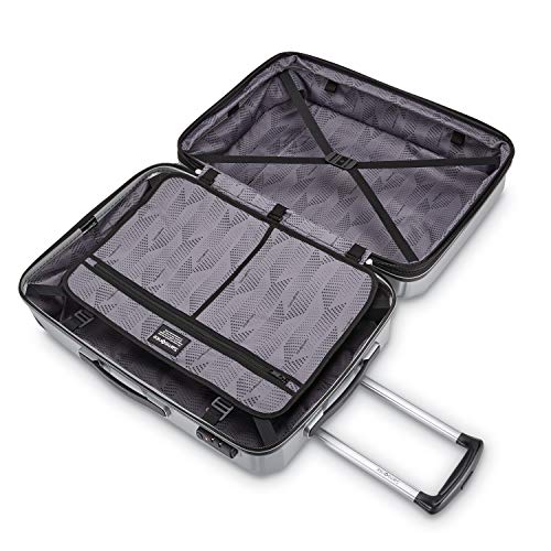 Samsonite Winfield 3 DLX Hardside Luggage with Spinners, 2-Piece Set (20/25), Silver