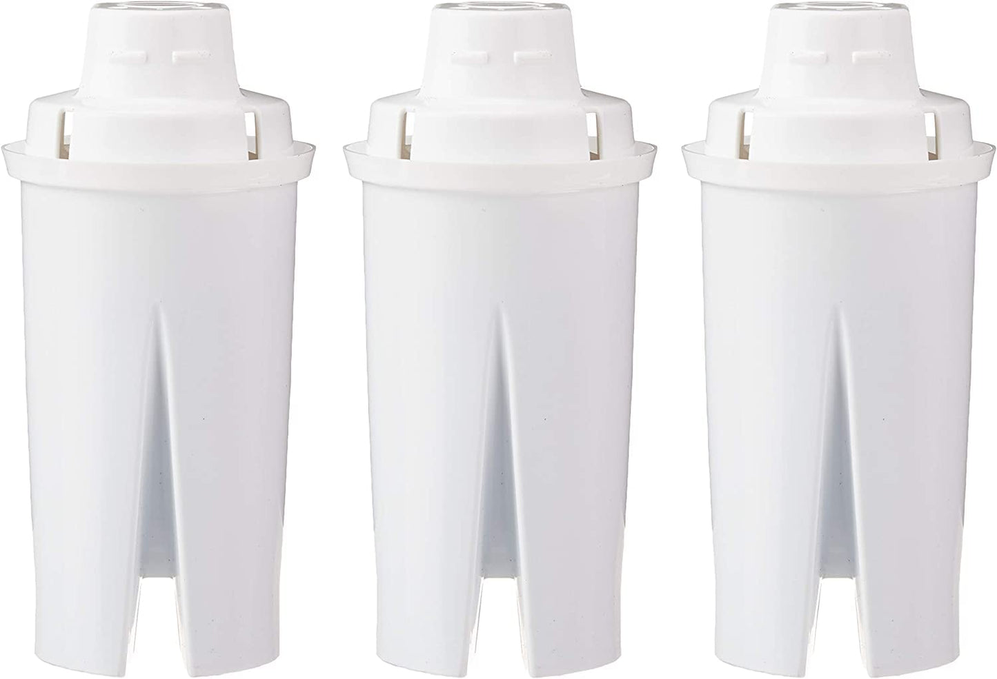 Amazon Basics Replacement Water Filters for Pitchers, Compatible with Brita, 3-Pack