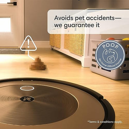 iRobot Roomba j9+ Self-Emptying Robot Vacuum – More Powerful Suction, Identifies and Avoids Obstacles Like pet Waste, Empties Itself for 60 Days, Best for Homes with Pets, Smart Mapping, Alexa