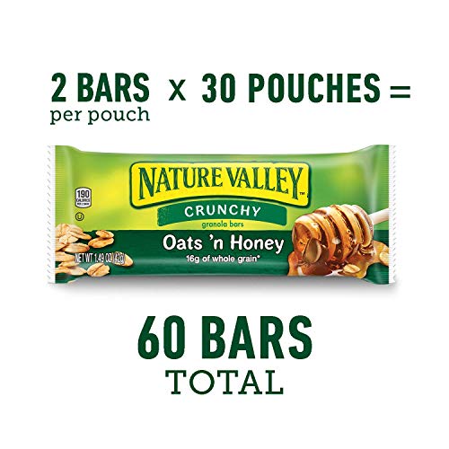 Nature Valley Crunchy Oats 'n Honey Granola Bars 30 Count