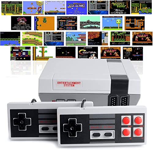 GameNext Mini Game Console Childhood Video Game Consoles Built-in 620 Games with NES Dual Controllers Handheld Game Player Console Classic System Edition Plug & Play for Kids & Adults