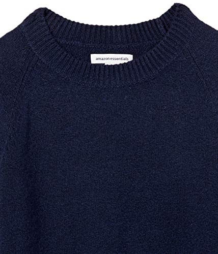 Amazon Essentials Women's Classic-Fit Soft Touch Long-Sleeve Crewneck Sweater, Navy, Medium