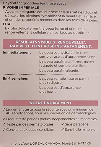 L'Oreal Paris Age Perfect Rosy Tone Anti-Aging Face Moisturizer, Renew & Revive Healthy Tone, Fragrance Free, 1.7 oz