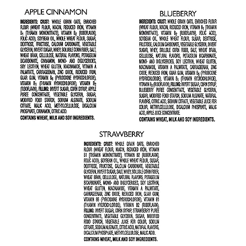Nutri-Grain Soft Baked Breakfast Bars, Made with Whole Grains, Kids Snacks, Variety Pack (4 Boxes, 32 Bars)