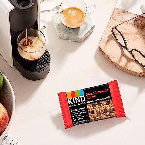 KIND Healthy Grains Bars, Variety Pack, Dark Chocolate Chunk, Oats & Honey, Peanut Butter Snacks, Gluten Free, 45 Count